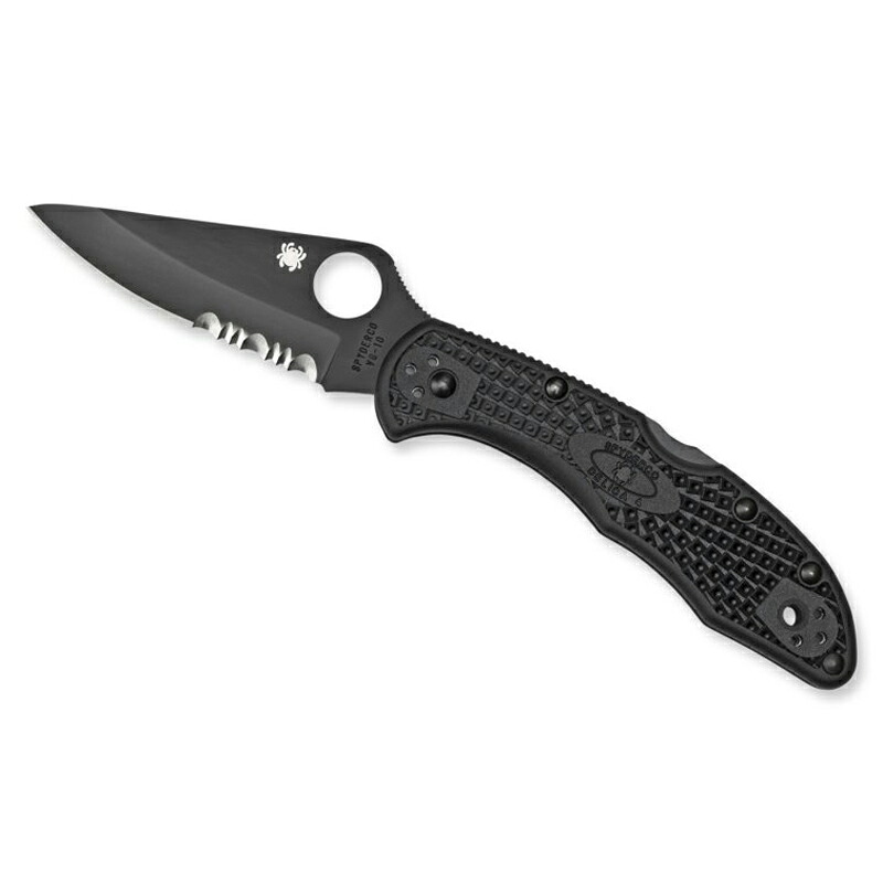 Spyderco(スパイダルコ) Spyderco スパイダルコ デリカ 4 チタンコーティング (半波刃) チタンコーティング C11PSBBK