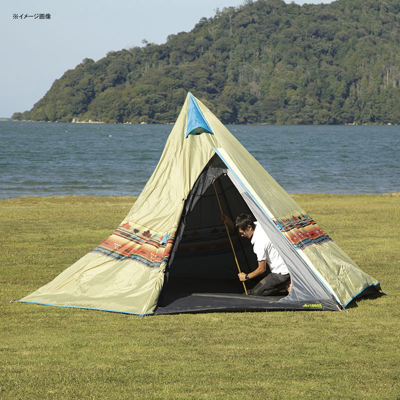 レトロマッチラベル 北欧デザイン 鳥 ロゴス テント ナバホTepee