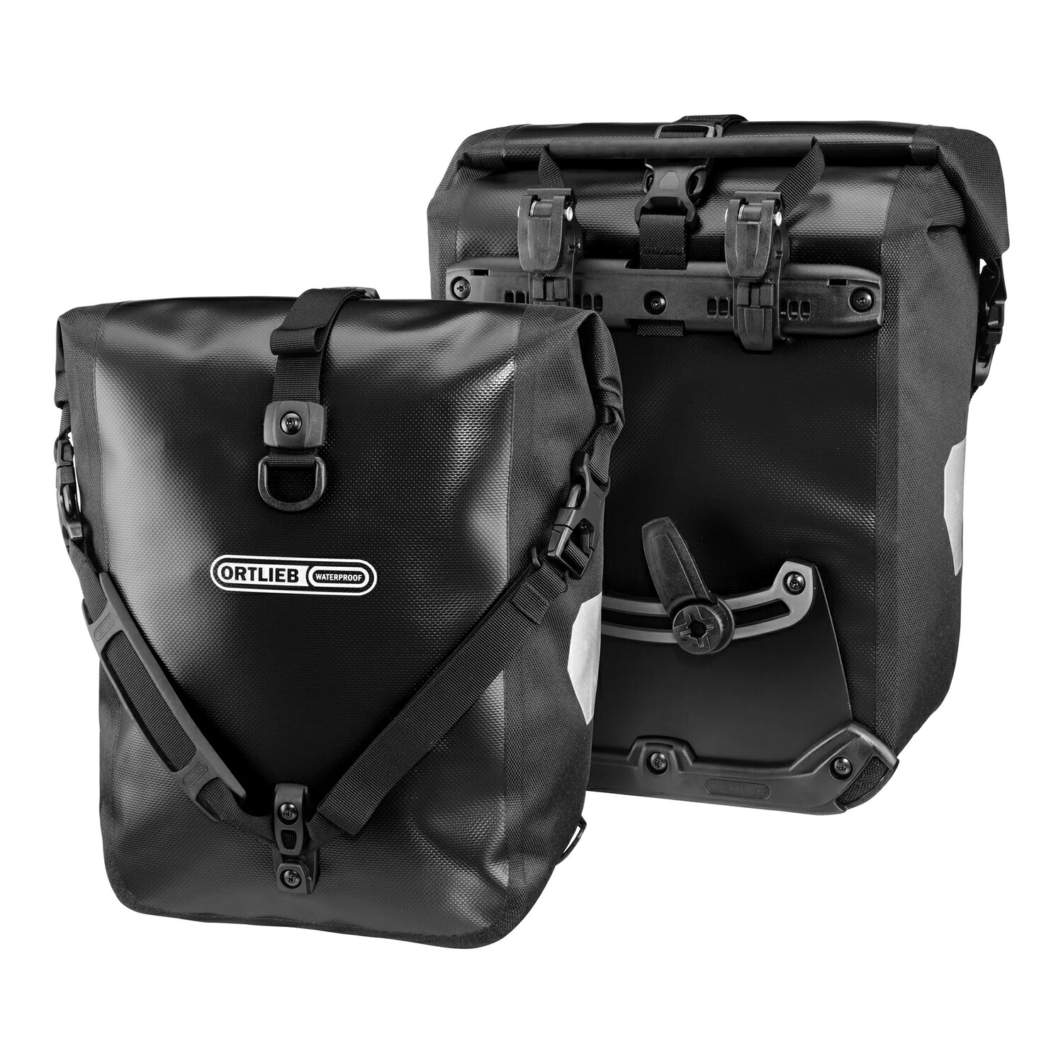 ORTLIEB(オルトリーブ) 【正規品】スポーツローラー QL2.1(ペア) サイクルバッグ 25L(ペア) ブラック OR-F6301|ナチュラム キャンプ専門店