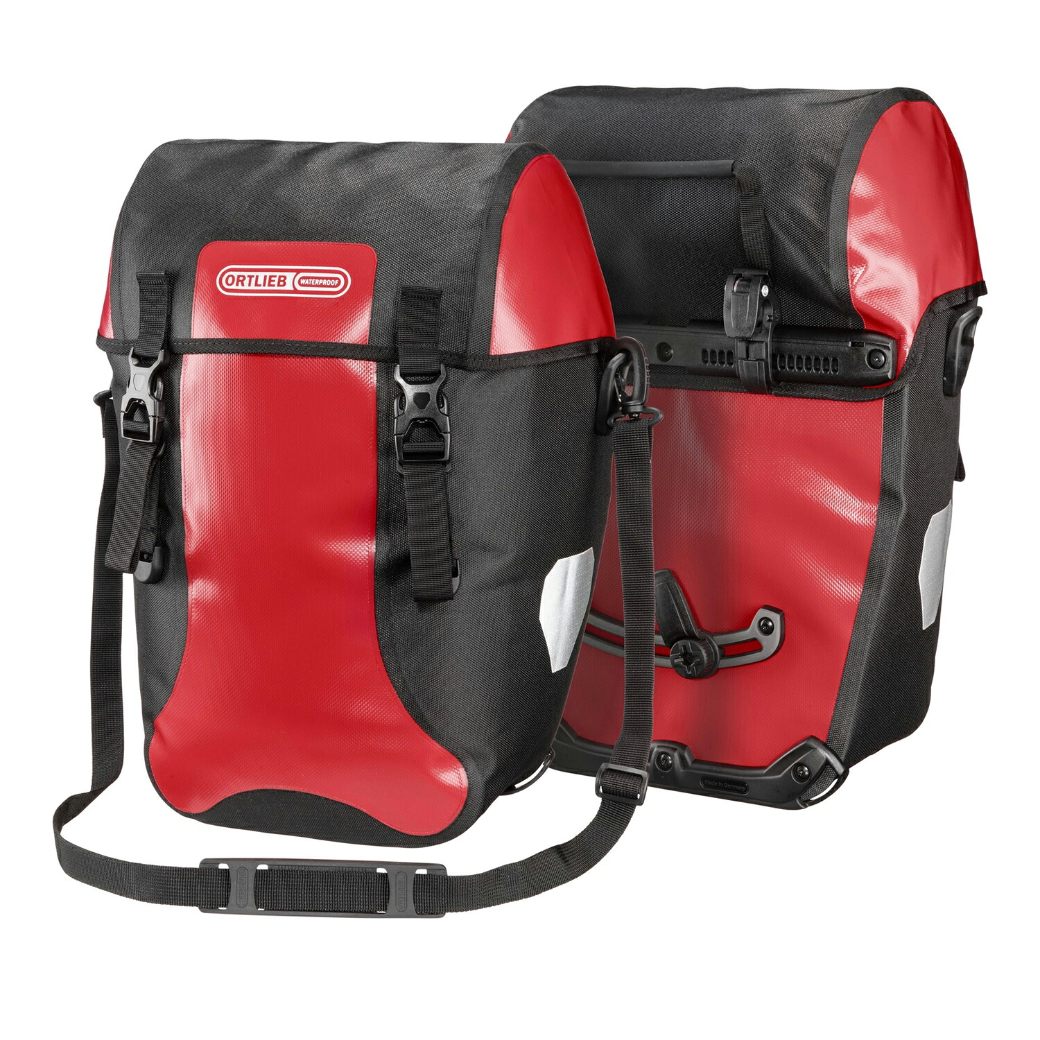 ORTLIEB(オルトリーブ) 【正規品】スポーツパッカー QL2.1(ペア) 30L(ペア) レッド×ブラック OR-F4801|ナチュラム キャンプ専門店