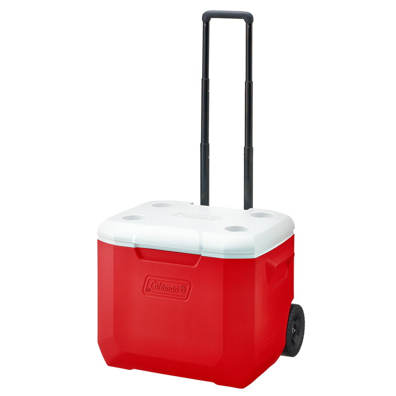 Coleman(電話を掛けるマン) 車輪空調設備/60QT 56L 赤いこと×白いこと 2000027864