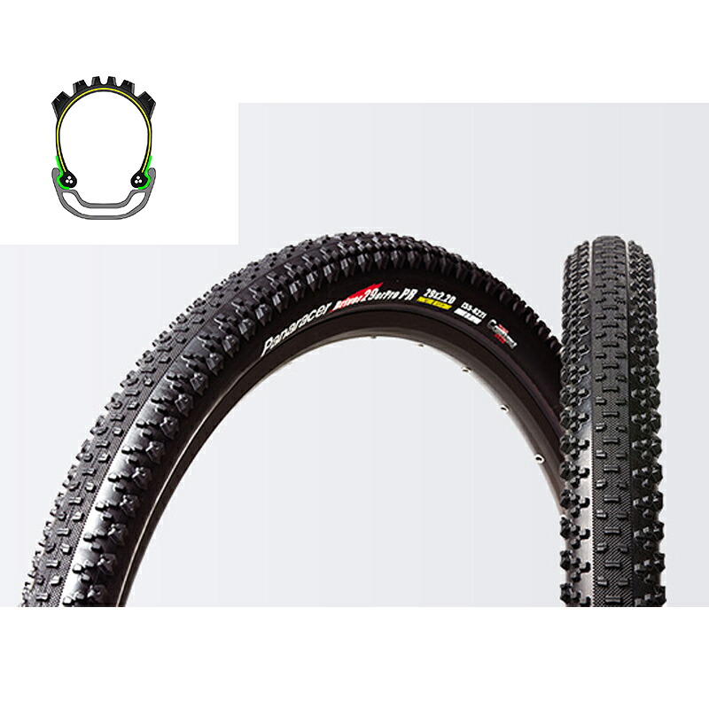 パナレーサー(Panaracer) ドライバー プロ PR DriverPro PR TC 29×2.20 黒×黒 F2922TC-DVPR-B