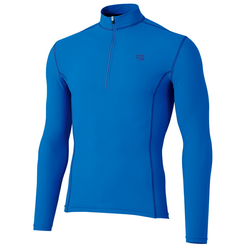 Sale 85 Off ファイントラック Finetrack ラピッドラッシュ ジップネック メンズ M Gb ゴージュブルー Fwm0422 Fucoa Cl