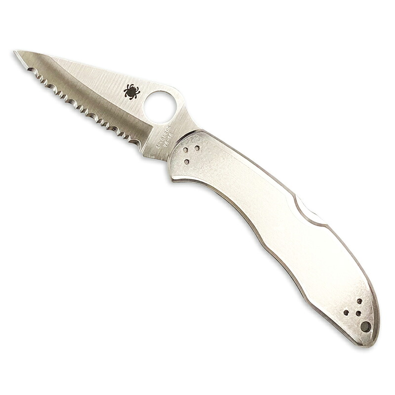 Spyderco(スパイダルコ) デリカ4 ステンレス 波刃 C11S