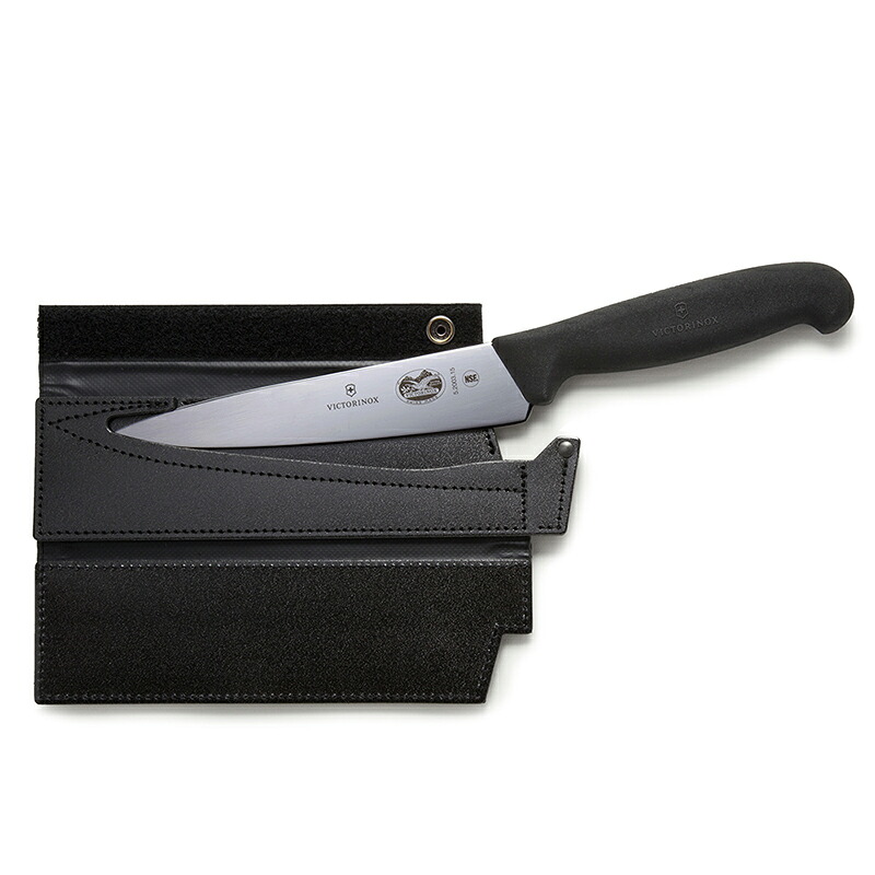 VICTORINOX(ビクトリノックス) 【国内正規品】アウトドアクッキングナイフ 収納ケース付き ブラック 5.2003.15-X1
