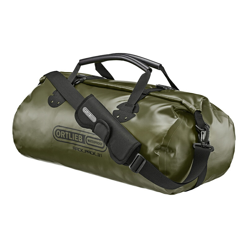 ORTLIEB(オルトリーブ) 【正規品】ラックパック 防水IP64 ボストン/スポーツ/トラベル 31L/M オリーブ OR-K62H6｜ナチュラム キャンプ専門店