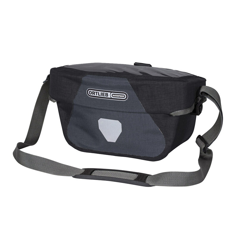 ORTLIEB(オルトリーブ) 【正規品】アルティメイト プラス 防水バッグ フロント/ハンドルバーバッグ サイクル/自転車 5L グラナイト×ブラック OR-F3634