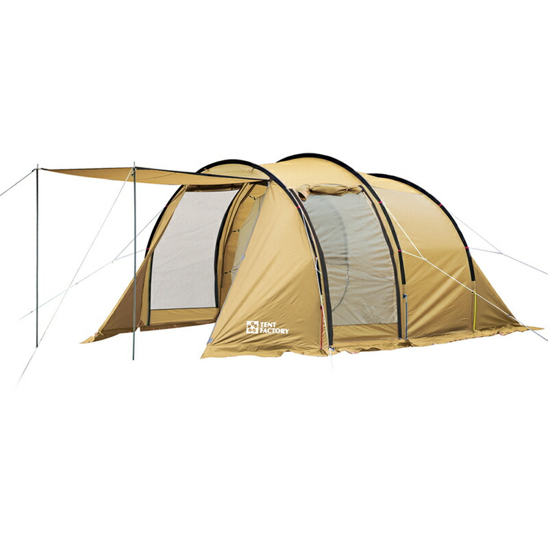 テントファクトリー　トンネルテント　2ルームテント　トップルーフ付　ジャンク品 TENT FACTORY テントファクトリー フォーシーズン トンネル 2
