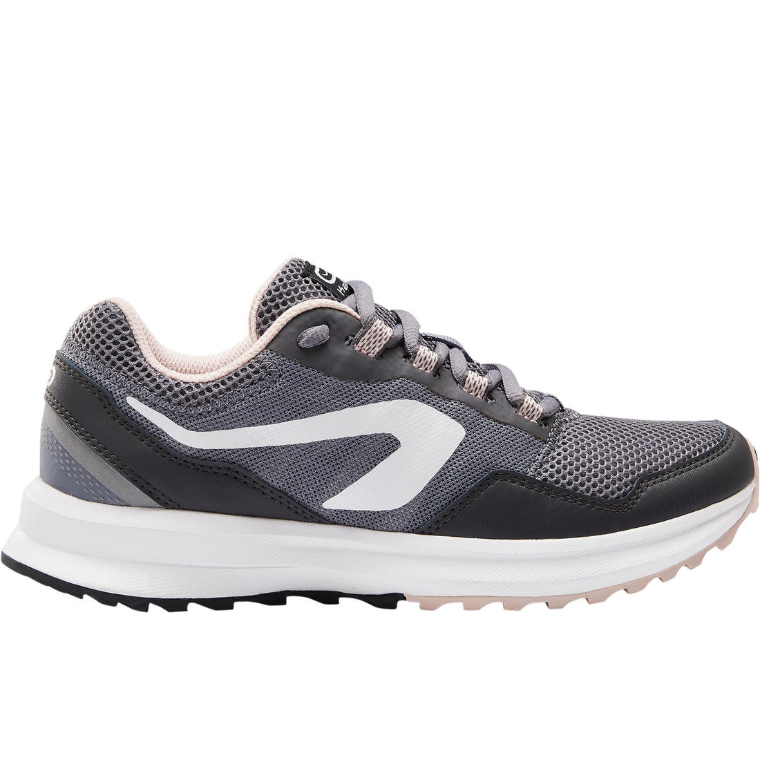 827円 【97%OFF!】 Kalenji カレンジ RUN ACTIVE GRIP ランニングシューズ レディース 24 ぺブルグレー ピンク 2957723-8572326