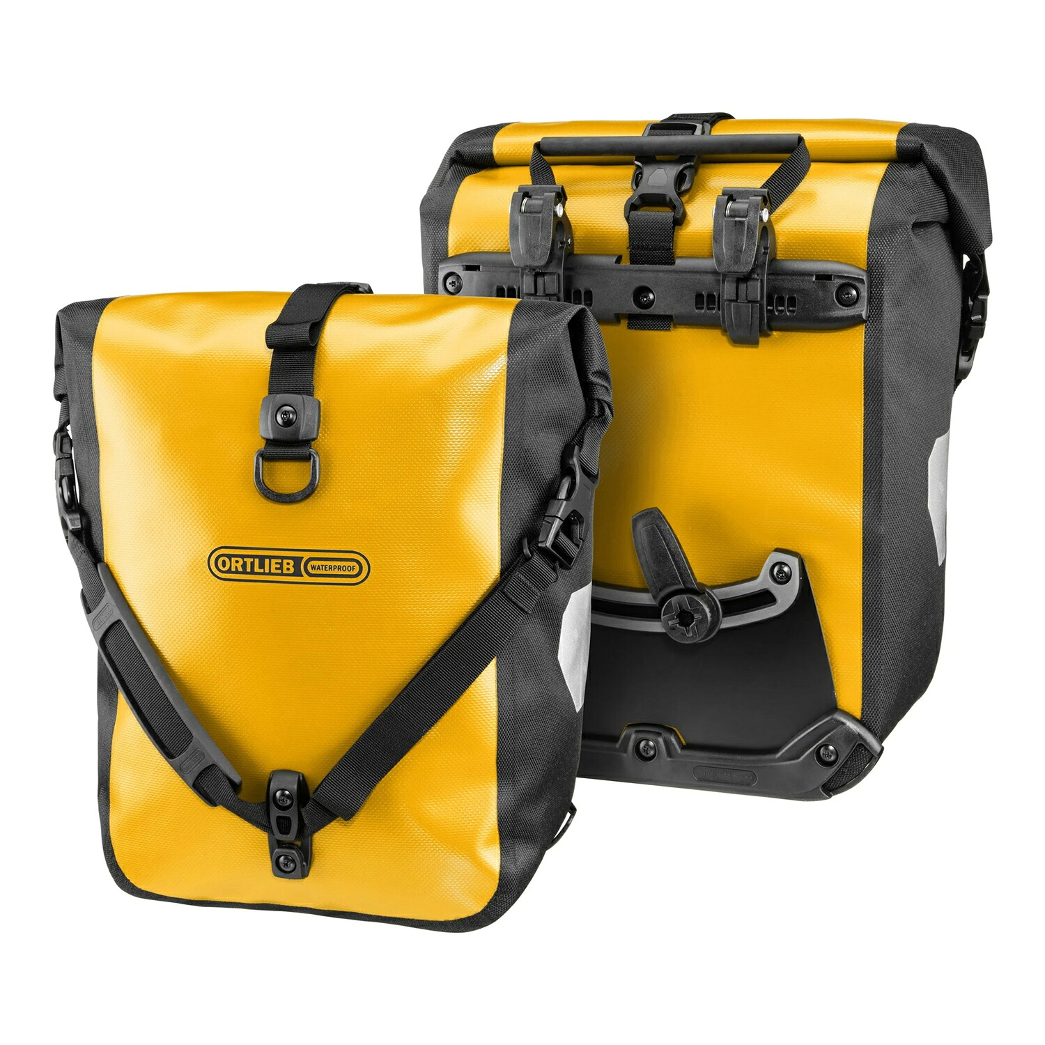 ORTLIEB(オルトリーブ) 【正規品】スポーツローラー QL2.1(ペア) サイクルバッグ キャリアバッグ 防水 25L(ペア) サンイエロー OR-F6310|ナチュラム キャンプ専門店
