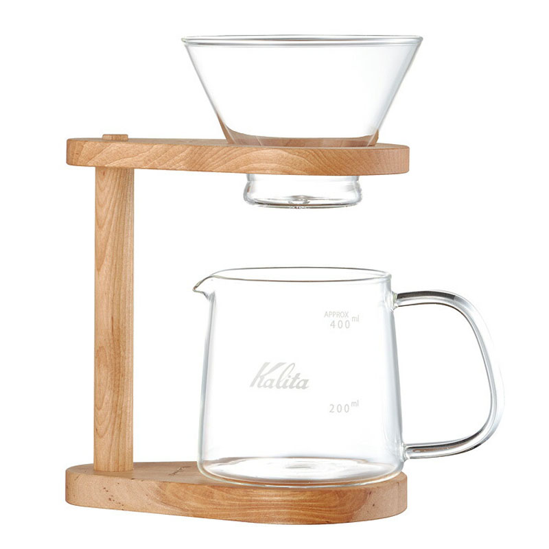 カリタ(Kalita) WDG-185 スタンドセット 透明×ナチュラル WDG-185|ナチュラム キャンプ専門店