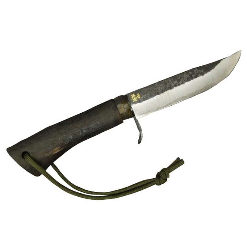 みきかじや村 Mikikajiyamura 剣鉈 両刃 Tk052 黒 本革サック付 120mm Umu Ac Ug