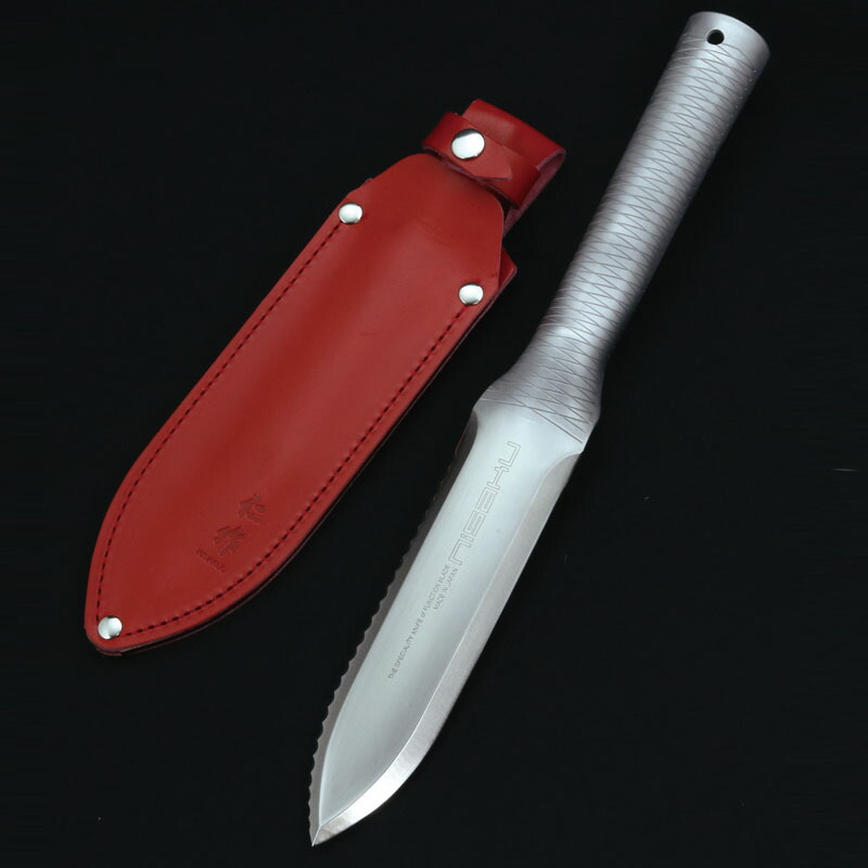 季節のおすすめ商品 仁作 フルメタルレジャーナイフ No 6800 ハンティングナイフ 狩猟刀