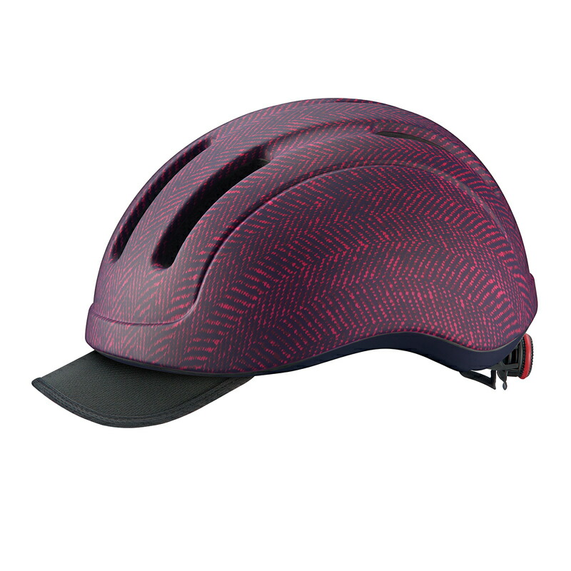 オージーケー カブト(OGK KABUTO) KOOFU CS-1 安全帽 銀輪/循環過程 M/L マットヘリンボーンレッド CS-1