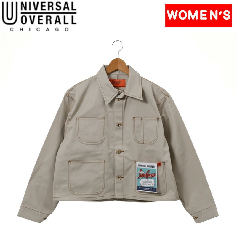 はこぽす対応商品】 ユニバーサルオーバーオール UNIVERSAL OVERALL SHORT COVERALL Women's フリー IVORY  U912413