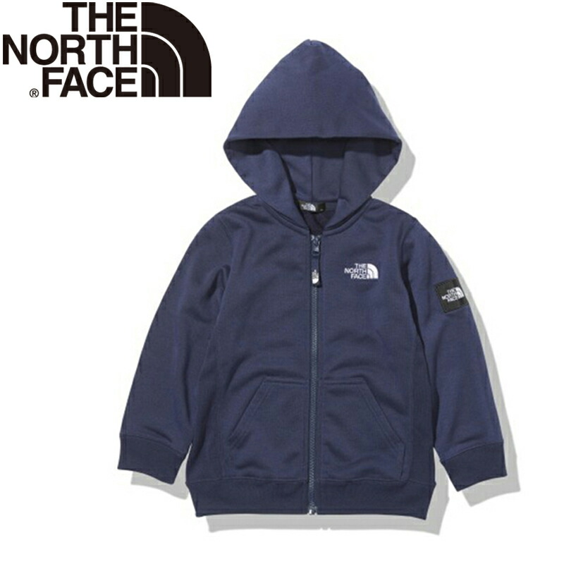 2303円 【税込】 THE NORTH FACE ザ ノース フェイス Kid's SQUARE LOGO FULLZIP スクエア ロゴ フルジップ キッズ 120 TNFネイビー NY NTJ12116