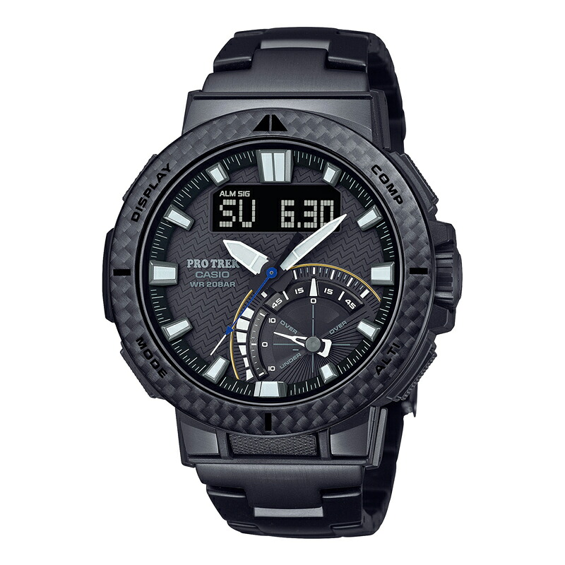 PROTREK(プロトレック) 【国内定め事品】PRW-73XT-1JF 20空圧雨合羽 黒いこと PRW-73XT-1JF