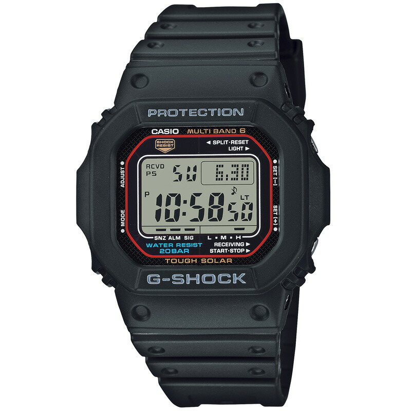 G-SHOCK(ジーショック) 【国内置き目品】GW-M5610U-1JF 20空圧雨合羽 黒いこと GW-M5610U-1JF
