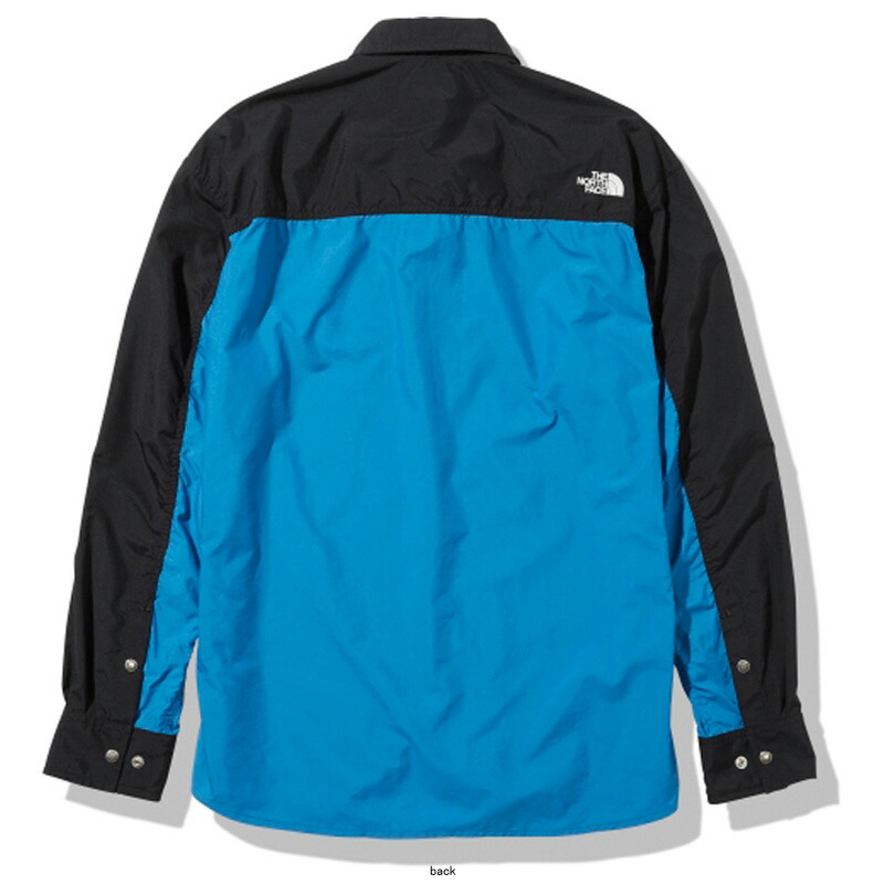 代引不可 THE NORTH FACE ザ ノース フェイス ロングスリーブ ヌプシ シャツ ユニセックス L バンフブルー BF NR11961  www.numberz.co