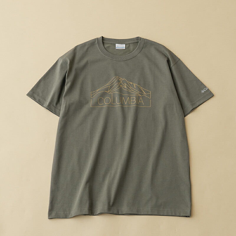 Columbia(コロンビア) サンシャイン クリーク ショートスリーブ Tシャツ メンズ S 397(Stone G×Mountain G) PM0916