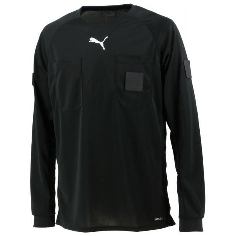 PUMA プーマ LS 世界有名な レフリーシャツ ブラック S 01 最大95%OFFクーポン 705378
