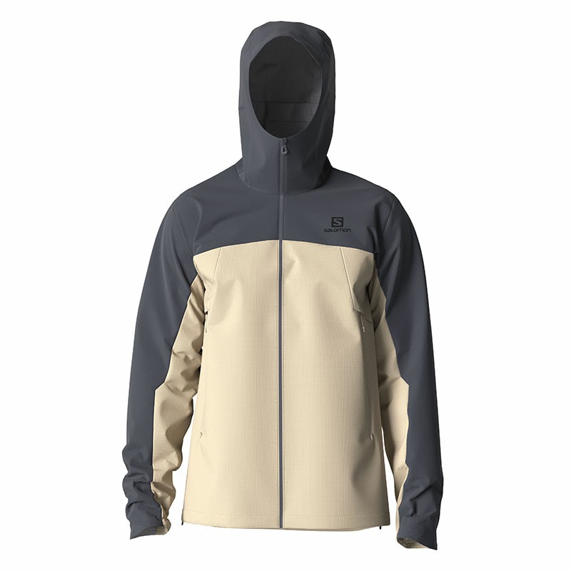 SALOMON(サロモン) OUTLINE GORE-TEX JACKET EBONY TAUPE S PLAZA