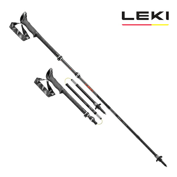 LEKI(レキ) MAKALU FX CARBON AS(マカルー FX カーボン AS) 110～130cm 100(グレー) 1300446