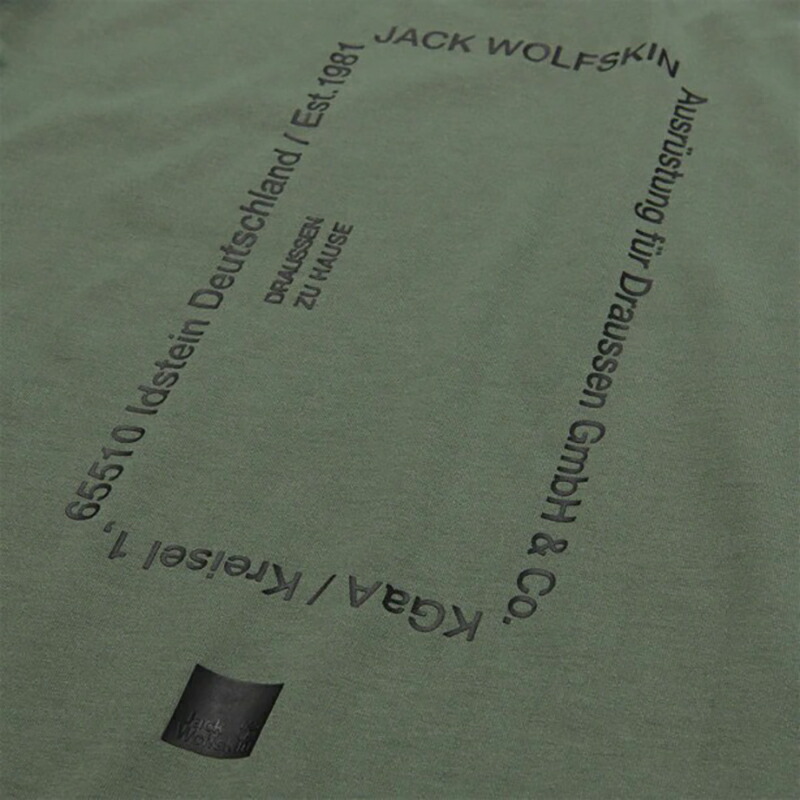特価キャンペーン Jack Wolfskin ジャックウルフスキン Jw Kreisel1 T Unisex 日本規格 M ヘッジグリーン Www Tonna Com