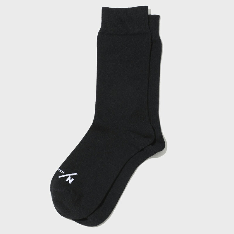 NEUTRALWORKS.(ニュートラルワークス.) NSD REGULAR SOCKS(MXPエヌスキンデオレギュラーソックス)ユニセックス 42 ブラック(K) KSU62141