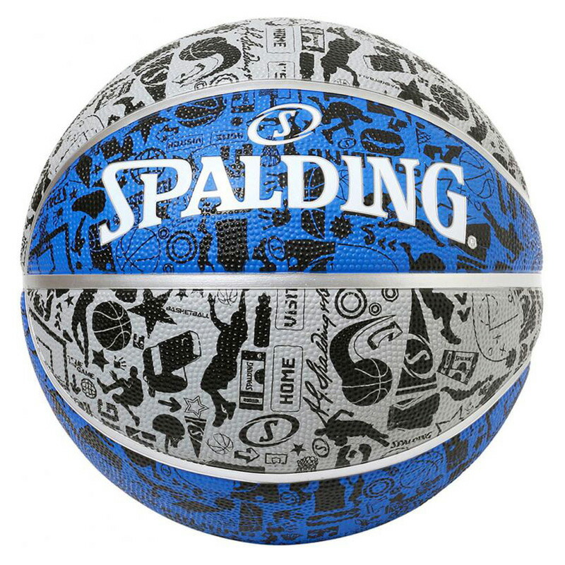 SPALDING スポルディング グラフィティ 5号球 ブルー×グレー 84516J 格安SALEスタート！