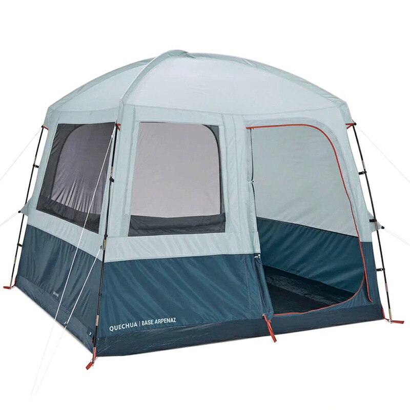 Quechua(ケシュア) キャンプ リビングシェルター ARPENAZ BASE M - 6人用 ワンサイズ ダークペトロールブルー 4327106-8648391｜ナチュラム キャンプ専門店