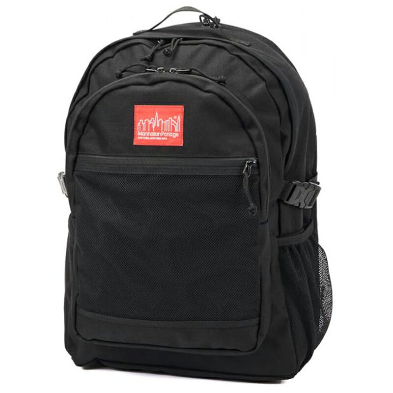 Manhattan Portage(マンハッタンポーテージ) Preppy Backpack(プレッピー バックパック) L Black(1000) MP2253｜ナチュラム キャンプ専門店