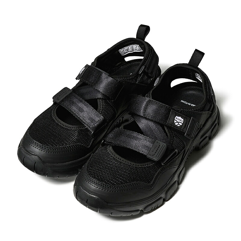 SHAKA(シャカ) OTTER TRAIL AT(オッタートレイル AT)/スニーカー サンダル 25cm BLACK SK-217