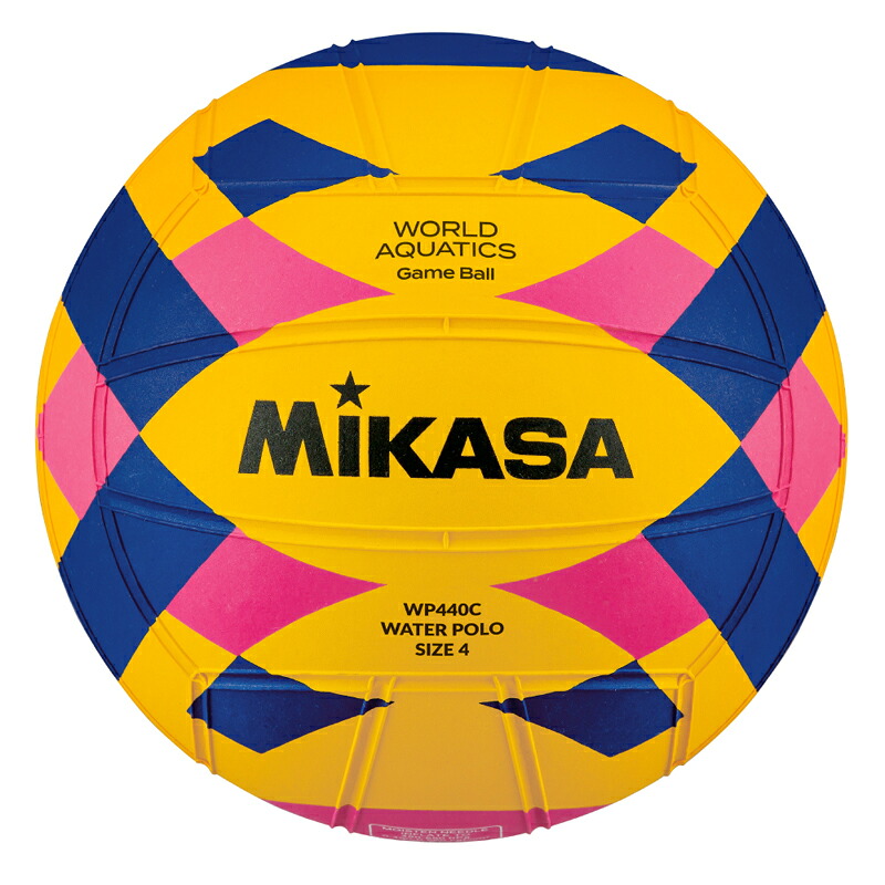 ミカサ(MIKASA) 水球 検見球 4号 Y(黄色)×BL(青碧)×P(さくら色) WP440C