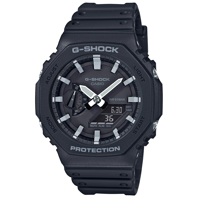 G-SHOCK(ジーショック) 【国内定め事品】GA-2100-1AJF 20空圧雨合羽 黒いこと GA-2100-1AJF