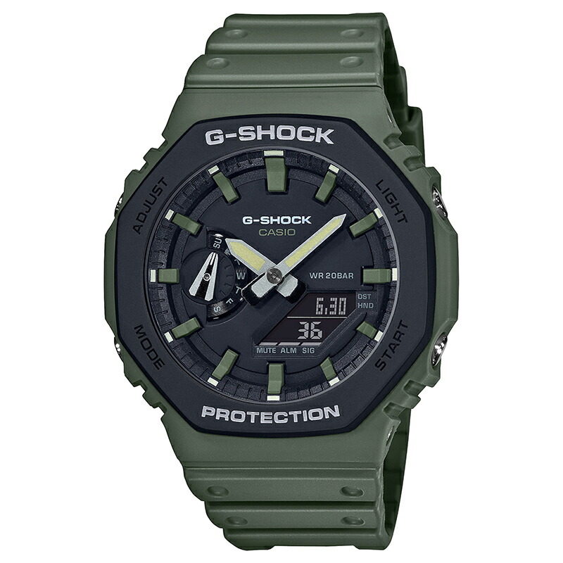 G-SHOCK(ジーショック) 【国内正規品】GA-2110SU-3AJF 20気圧防水 カーキ GA-2110SU-3AJF