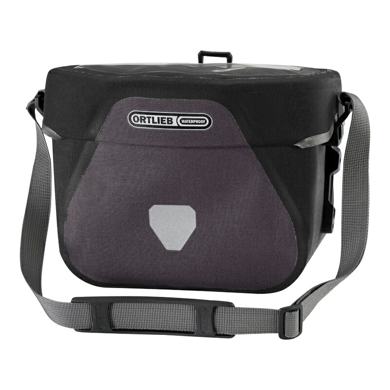 ORTLIEB(オルトリーブ) 【正規品】アルティメイト プラス 防水バッグ フロント/ハンドルバーバッグ サイクル/自転車 6.5L グラナイト OR-F3176