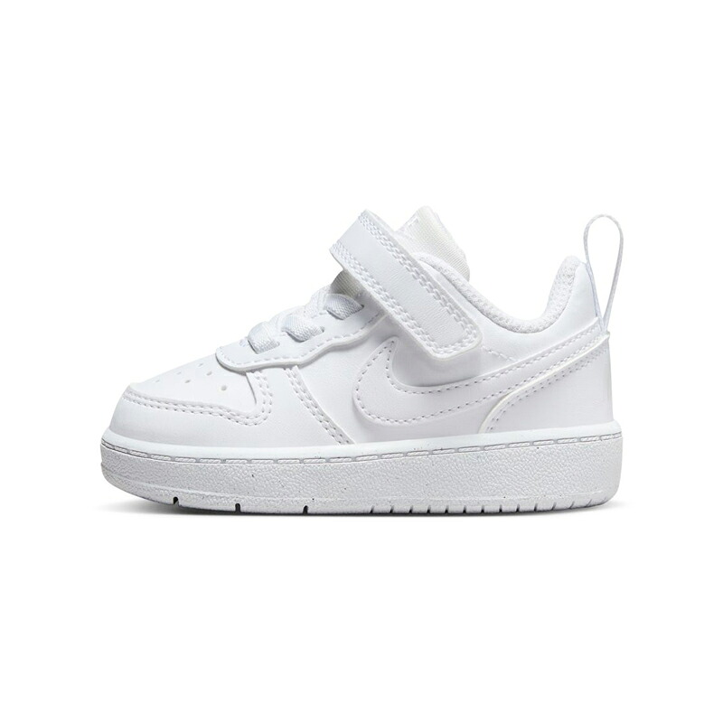 NIKE(ナイキ) COURT BOROUGH LOW RECRAFT PS 16.0cm (106)ホワイト/ホワイト/ホワイト DV5458106