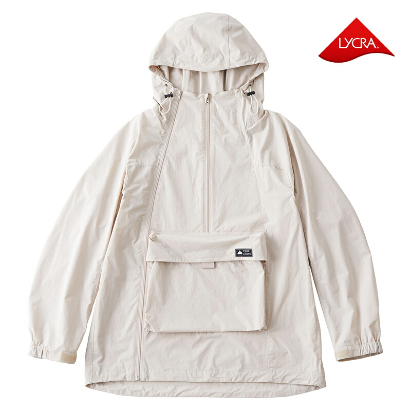 キャンプロゴス(CAMP LOGOS) 撥水シェルパーカー #33509 M サンド 33509663｜ナチュラム キャンプ専門店