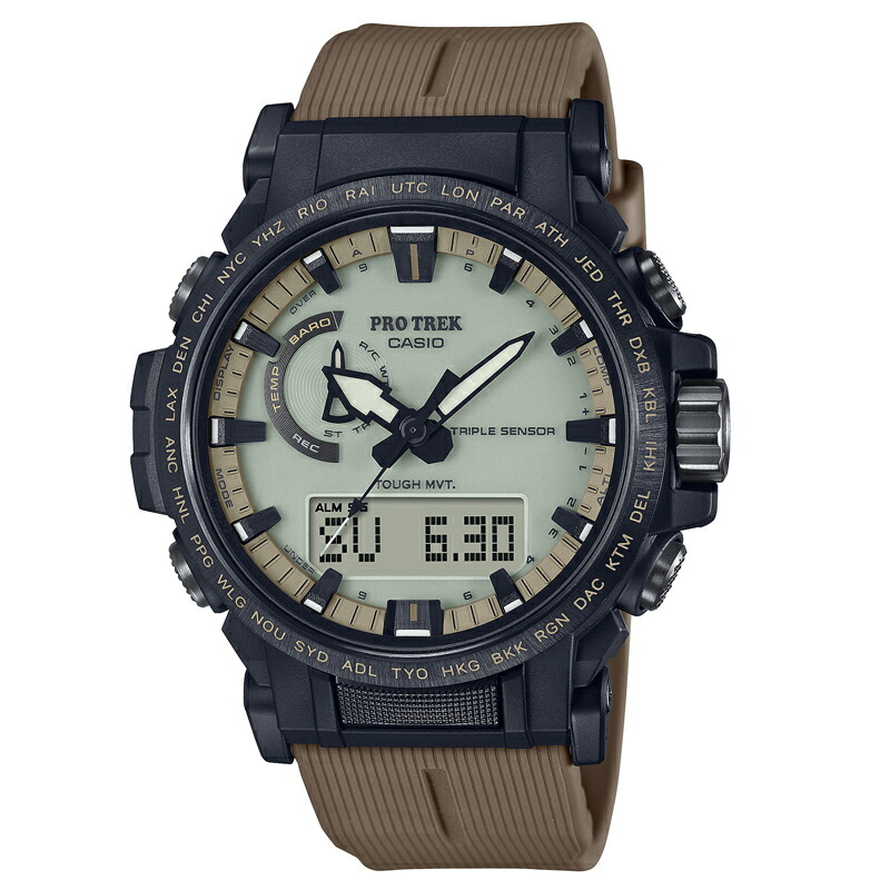 PROTREK(プロトレック) 【国内置き目品】PRW-61LD-5JF 10空圧雨合羽 ダークコヨーテ PRW-61LD-5JF