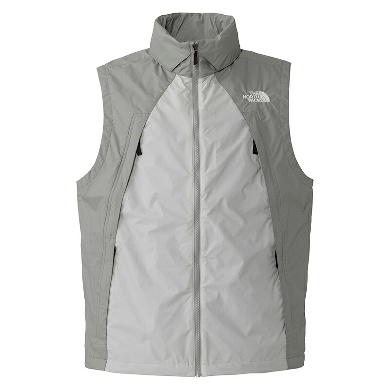 THE NORTH FACE(ザ・ノース・フェイス) チムニーウインドベスト ユニセックス M フォッシルアイボリー×ストーンスラブ(FS) NP22652