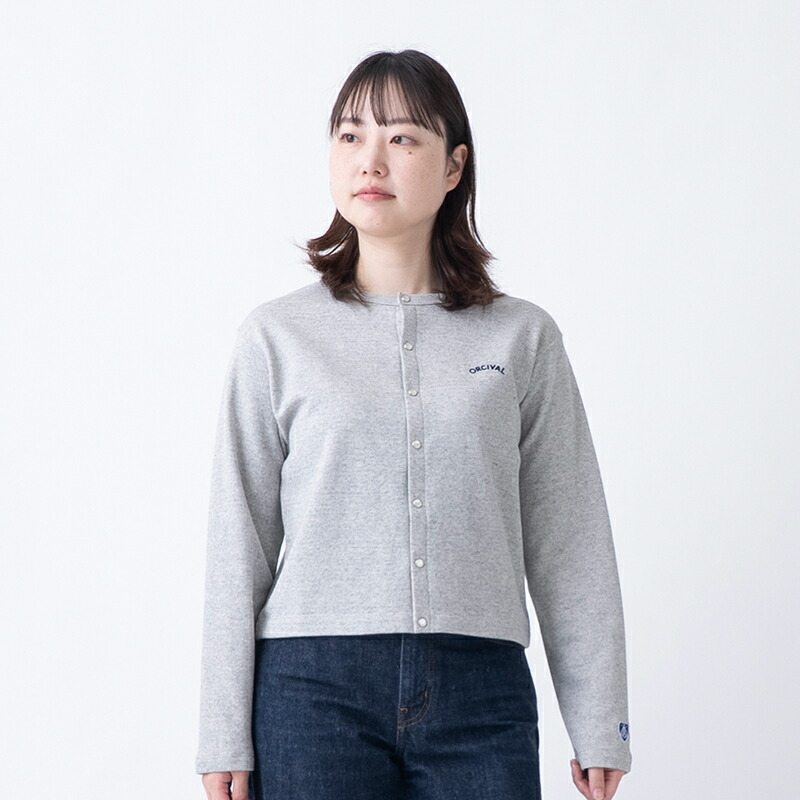 ORCIVAL(オーシバル) クルーネックカーディガン #OR-C0435 MAZ 全3色