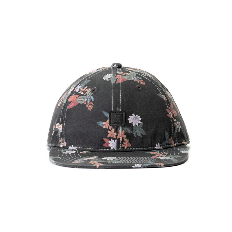 ROARK(ロアーク) PALAWAN FLORAL 6PANEL CAP - MID ONE SIZE BLACK RHJ1203-BLK