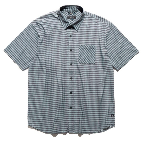 ROARK(ロ円弧) SCHOLAR PLAID BLESS UP S/S RWJ1201-SLG 全2大きさ