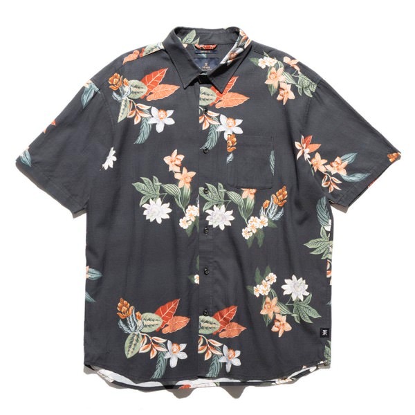 ROARK(ロアーク) PALAWAN FLORAL JOURNEY S/S RWJ1206-BLK 全2サイズ