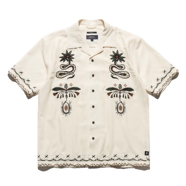 ROARK(ロ円弧) AUGS PALM GONZO S/S RWJ1221-UBL 全2大いさ