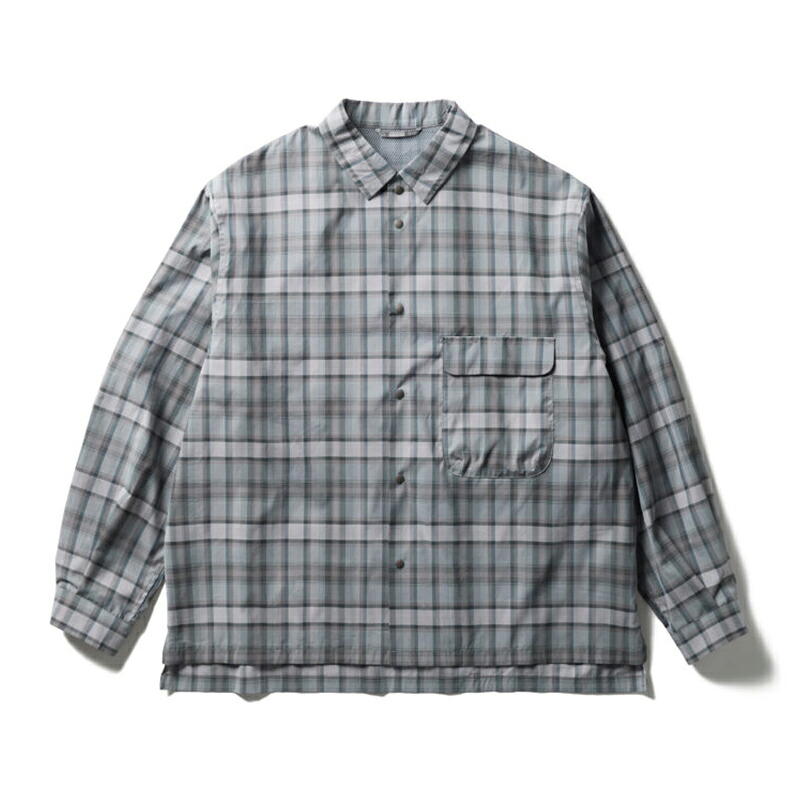 スノーピーク(snow peak) Fade Check Breezy Shirt 全2色 全2サイズ|ナチュラム キャンプ専門店
