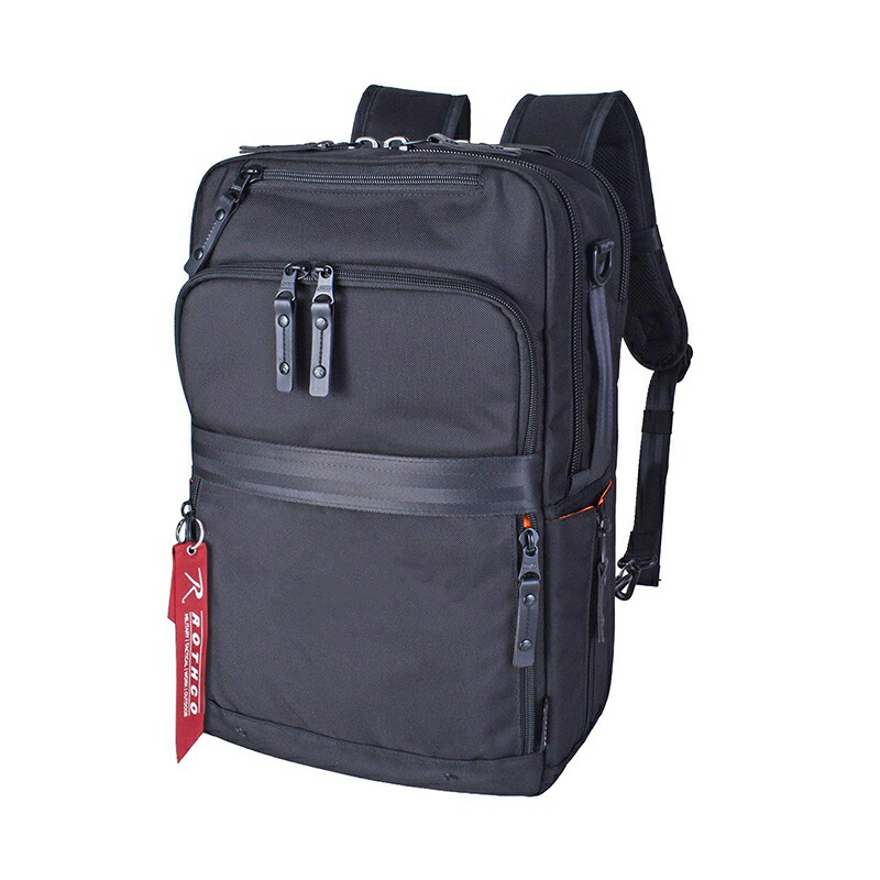 ROTHCO(ロスコ) タクティカル3WAY商行為背嚢 ONE SIZE 黒いこと 45093