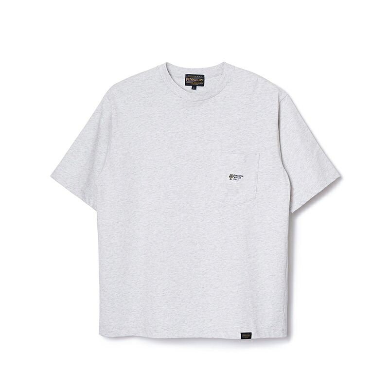 PENDLETON(ペンドルトン) S/S ハイツイストジャージMWロゴエンブロイダリーポケットティ 全2色 全2サイズ