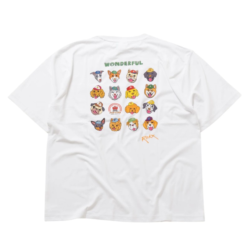 ROKX(ロックス) WONDERFUL TEE collab POPFIRE RXMS264213 全2サイズ